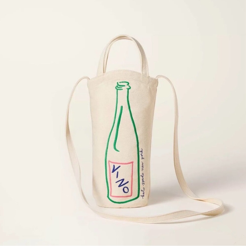 Kate Spade Embroidered Canvas Tote Bag